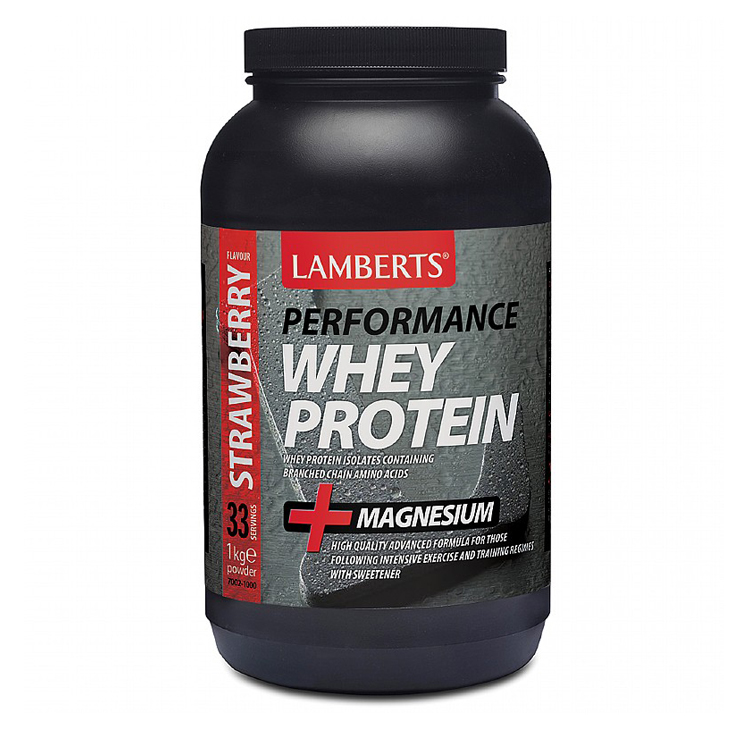 Lamberts Performance Whey Protein Strawberry Flavour  1kg